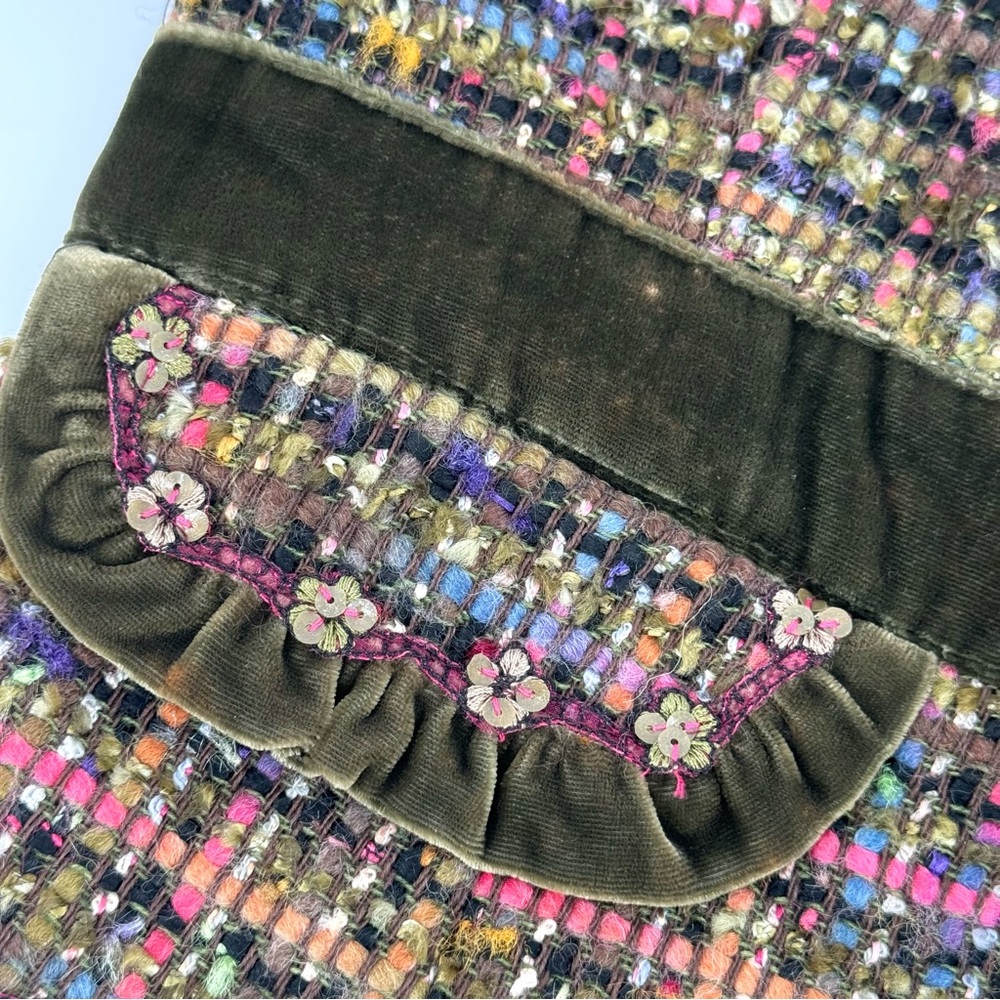 VTG-Y2K Cynthia Steffe Wool Tweed Suit Jacket & Skirt Set - Picture 14 of 16